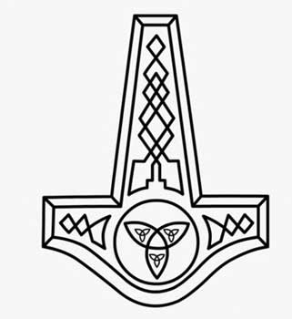 Mjölnir es uno de los Símbolos Vikingos